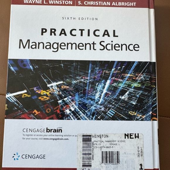 Practical Management Science Textbook - Picture 2 of 3